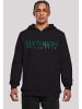 F4NT4STIC Hoodie Harry Potter Slytherin Text in schwarz