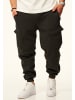 DAILY COTTON Jogginghose - als Cargohose - Lange Trainingshose Sweatpants in Dunkelgrau