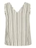 KAFFE curve Ärmellose Bluse KCmille Regular fit in Moonstruck / Black Stripe