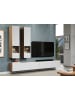 ebuy24 Regalsystem Rezzo (4-teilig) Weiß 241 x 30 cm