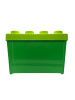 LEGO Aufbewahrungsbox Groß Grün mit Deckel Stapelbar - ab 3 Jahren in green