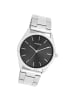Oozoo Analog-Armbanduhr Oozoo Timepieces silber groß (ca. 40mm)