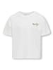 KIDS ONLY T-Shirt KOGMAIKEN LIFE CROP S/S ONLY in bright white