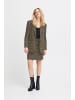 ICHI IHKATE PRINT OVERSIZE BL loose fit in Doeskin Checks Aop