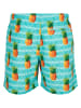 Urban Classics Badeshorts in pineapple aop