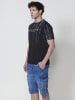 KOROSHI Kurzärmeliges T-Shirt. in SCHWARZ