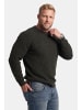 Men Plus Pullover in khaki grün