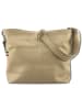 Florence Florence Schultertasche, Umhängetasche Leder taupe, beige ca. 29cm