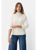 Camel Active Strickpullover in lockerer Passform in Milchweiß