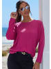 Vivance by Lascana Langarmshirt in beere, blau