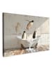 MuchoWow Leinwand Bilder Pinguine