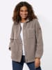 WITT WEIDEN Teddy-Fleecejacke in taupe