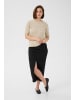 Kaffe Strickpullover KAliz Regular fit in Feather gray mel/ Black Dot