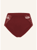 Erlich Textil  Margarete granatapfel mit Spitze aus Modal, Margarete salbei mit Spitze aus Modal, Margarete Taillenslip - seidig weich, Margarete Taillenslip mit Spitze aus Modal - seidig weich in weinrot