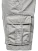 Humy Bermuda Chino Shorts mit Gürtel und Cargo Design A&S in Hellgrau