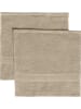 REDBEST Frottier Seiftuch 2er-Pack Chicago in taupe