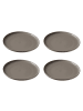 4er Set Speiseteller Jasper in Taupe ø 26.0 cm