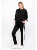 Tom Barron Trainingsanzug Two Color Tracksuit mit Be Kind At Mad You Beautiful Top in black