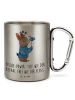 Mr. & Mrs. Panda Kaffeetasse Fische Astrologie mit Spruch in Silber