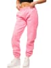 DAILY COTTON Jogginghose - im Straight-Fit als Lange Trainingshose Sweatpants in Bubble Gum