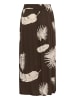 Kaffe Rock KAedita A-shape in C. Brown Large Scale Leaf