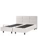 Beliani Doppelbett VICEROY in Beige/Schwarz - (W) 180 x (H) 120 x (L) 216 cm