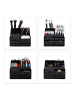 relaxdays 2x Makeup-Organizer in Schwarz