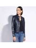 Wittchen Stylish leather jacket, woman in Dark blue