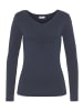 FLASHLIGHTS Longsleeve in marine, grau melange