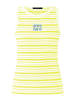 Oui Tank Top in white yellow