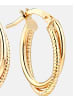 Vanlere Creolen aus 375 Gelbgold