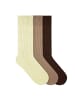 von Jungfeld Socken Merino Set in Beige/Cream/Brown