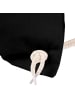 Mr. & Mrs. Panda Gymnastiktasche Mops Krone mit Spruch in Schwarz