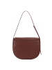 DuDu Formentera Schultertasche Leder 34 cm in chocolate brown