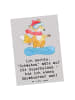 Mr. & Mrs. Panda Postkarte Snowboarden Zauber mit Spruch in Grau Pastell