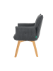 DUBI Möbel 2er-Set: Drehstuhl Mika-Tom in Anthrazit - (B)60 x (H)88 x  (T)63 cm