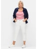 sheego 7/8-Jeans in white denim
