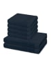 Ross 4 X Handtuch 2 X Duschtuch im Set Rubin in Denim