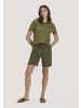 Hessnatur Streifen T-Shirt Relaxed in goldoliv
