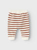 name it Unisex Baby Sweatpants gestreift Baked Clay 74