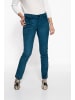 ATT Jeans ATT Jeans ATT JEANS Slim Fit Hose aus Feincord Belinda in petrol