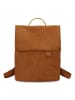 Zwei Mademoiselle.M City Rucksack 29 cm nubuk cognac