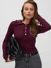 Vero Moda Gestrickter Rollkragen in Winetasting