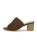 Findlay Peeptoes-Pantolette CUPA in timber brown