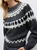Vero Moda Strickpullover in Medium Grey Melange