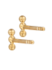 Elli Ohrringe 925 Sterling Silber Kugel in Gold