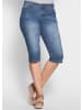 sheego Caprijeans in blue denim