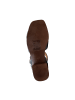 Divine Factory Alénoa-Sandalen mit Absatz aus Leder Blau