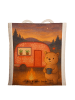 Mr. & Mrs. Panda Shopper Bär Camper Design ohne Spruch in Weiß