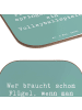 Mr. & Mrs. Panda Glasuntersetzer Spruch Volleyball Sprung mit Sp... in Meeresbrise